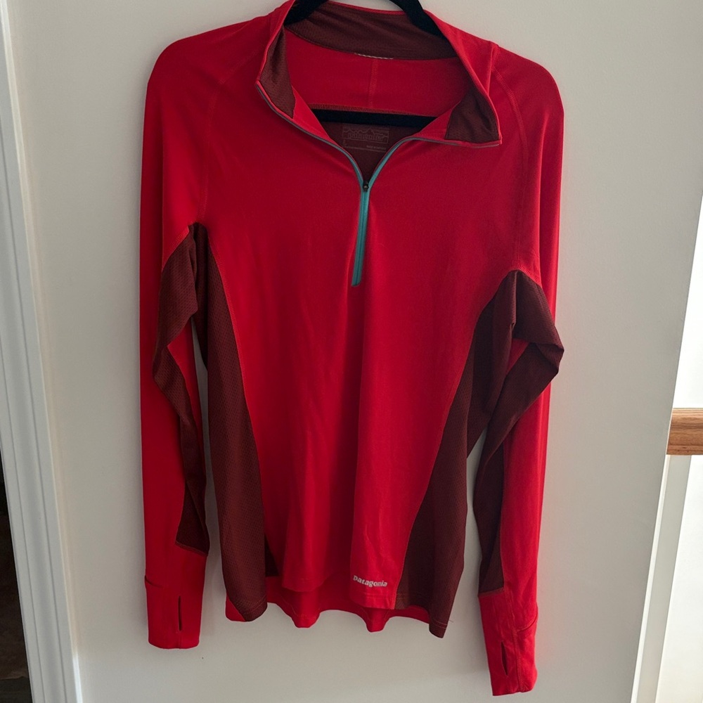 Red Patagonia 1/2 zip